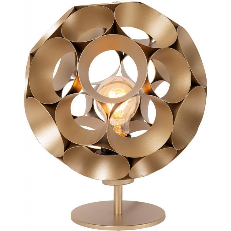 Lampa stołowa Lucide Hannelore - Modern, złoto, E27