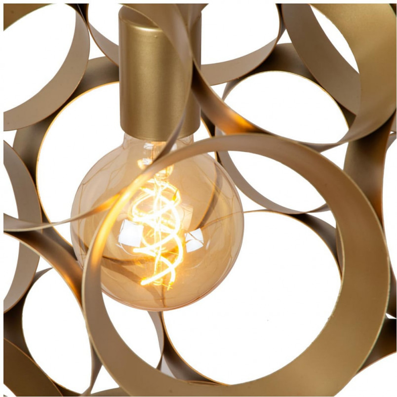 Lampa wisząca kula złota Lucide | Modern, E27 | Sklep z lampami