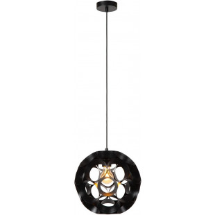 Lampa Wisząca Kula Czarna Lucide Hannelore | Sklep Lamp