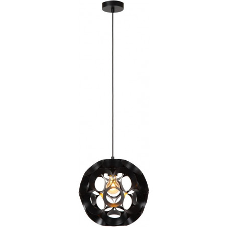 Lampa Wisząca Kula Czarna Lucide Hannelore | Sklep Lamp
