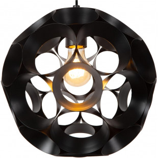 Lampa Wisząca Kula Czarna Lucide Hannelore | Sklep Lamp