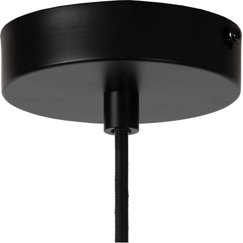 Lampa Wisząca Kula Czarna Lucide Hannelore | Sklep Lamp