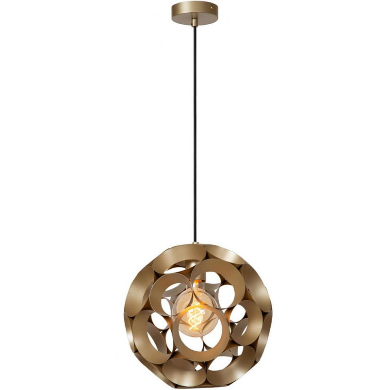 Lampa wisząca Lucide Hannelore | Złota kula, modern | Kup online