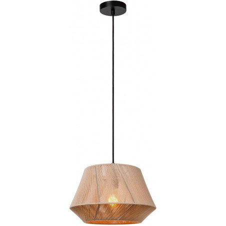 Lampa wisząca sznurkowa Jessica szara | Lucide - Odkryj!