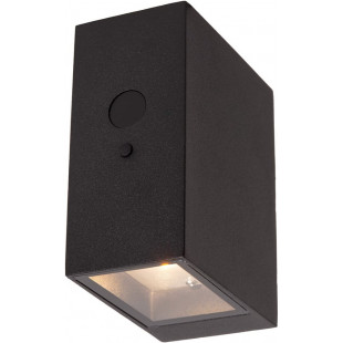 Kinkiet solarny z czujnikiem zmierzchu Bolton LED czarny Lucide
