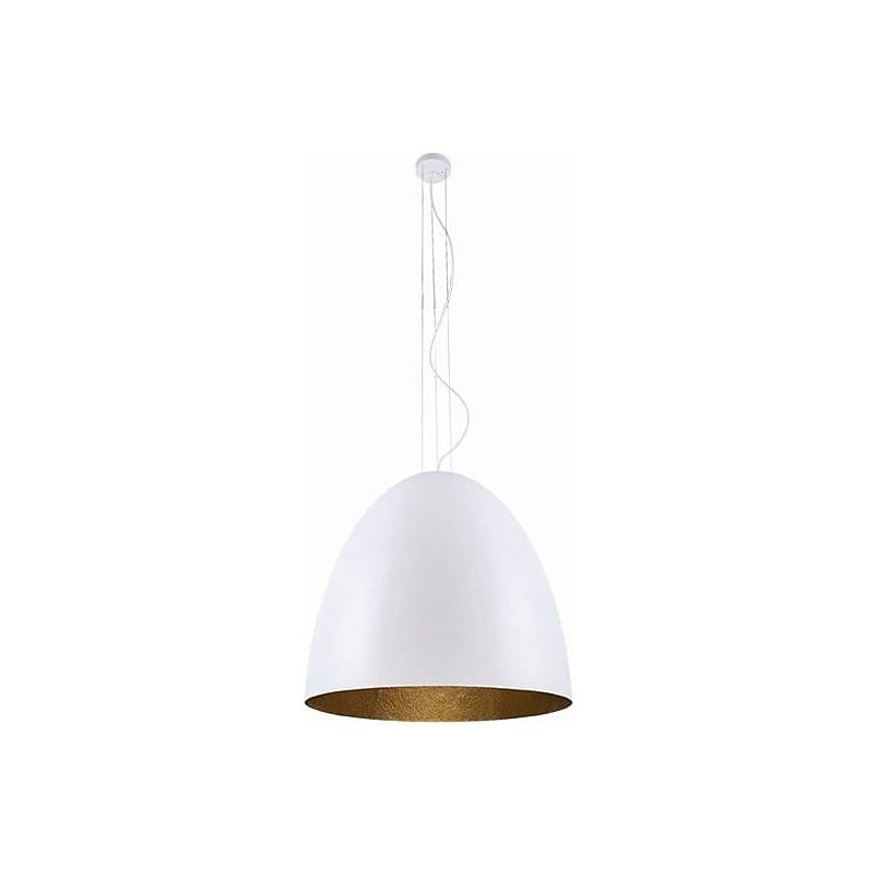 Lampa wisząca Egg biało-złota Nowodvorski | Nowoczesne oświetlenie
