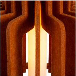 Lampa wisząca filcowa Rollo terracotta | Lucide
