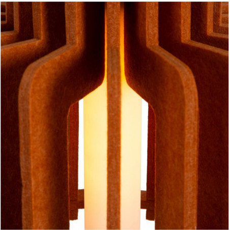Lampa wisząca filcowa Rollo terracotta | Lucide