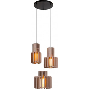 Lampa wisząca Rollo taupe Lucide | Nowoczesny design