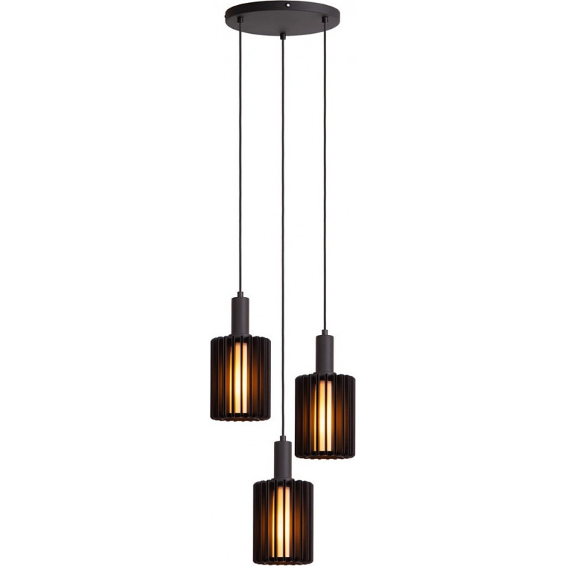 Lampa wisząca Lambres czarna Lucide | Nowoczesny design