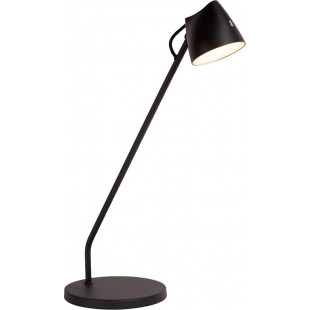 Lampa na biurko z włącznikiem dotykowym Milne LED czarna Lucide