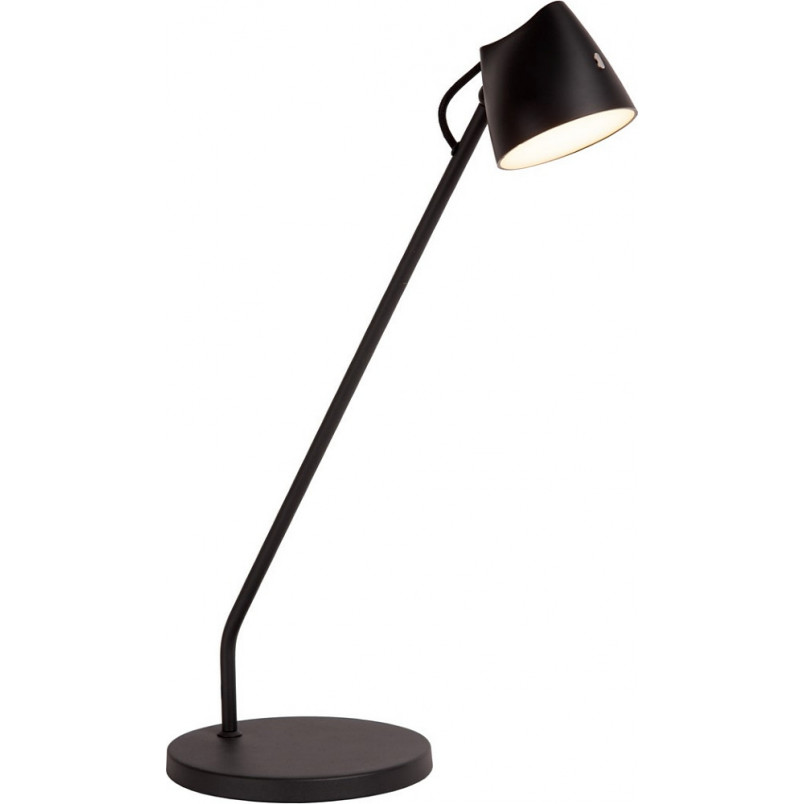 Lampa biurkowa LED Milne | Czarna, Dotykowy włącznik | Lucide