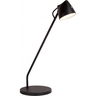 Lampa biurkowa LED Milne | Czarna, Dotykowy włącznik | Lucide