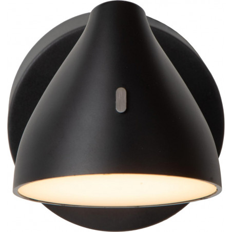 Kinkiet LED Milne czarny | Lucide - Nowoczesny Design