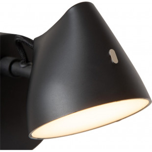 Kinkiet LED Milne czarny | Lucide - Nowoczesny Design