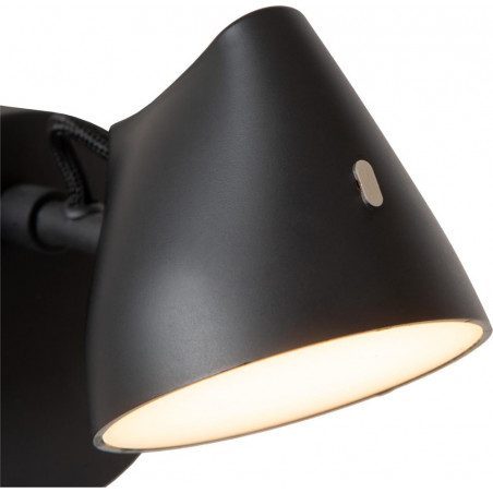 Kinkiet LED Milne czarny | Lucide - Nowoczesny Design