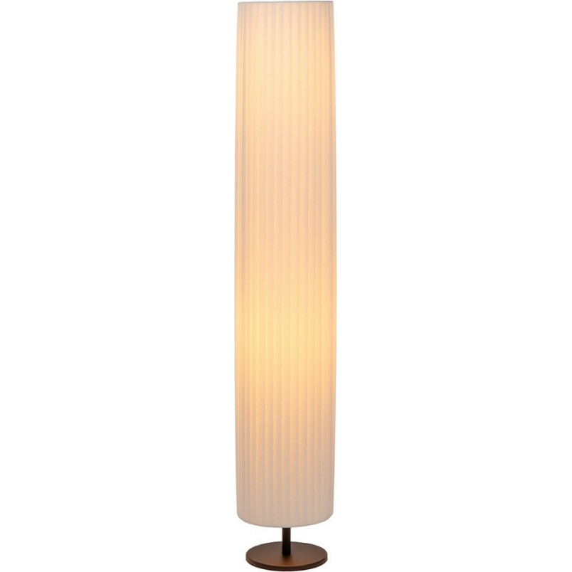 Lampa podłogowa Japandi Fold | Biała/Czarna | Lucide