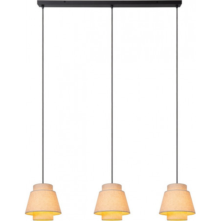 Lampa Wisząca Japandi Tribute | 120cm, Kremowa | Lucide