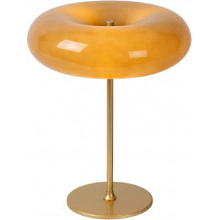 Lampa stołowa retro Sentino | Lucide - Szklany klosz taupe