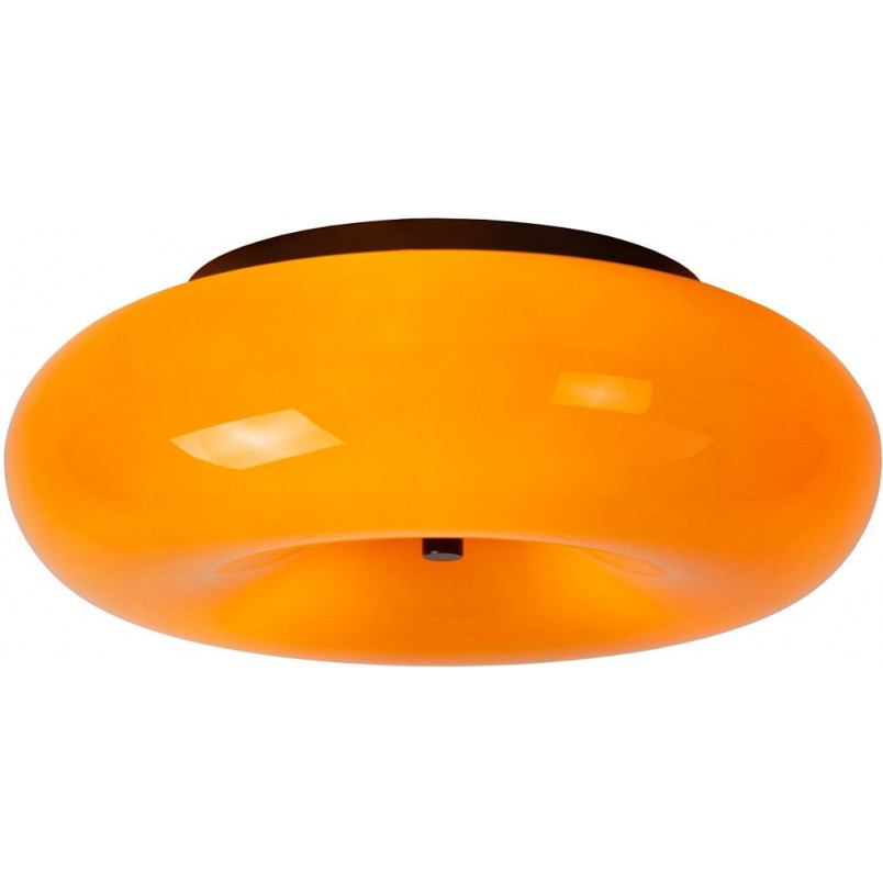 Plafon szklany retro Lucide Sentino 30cm - Eleganckie oświetlenie