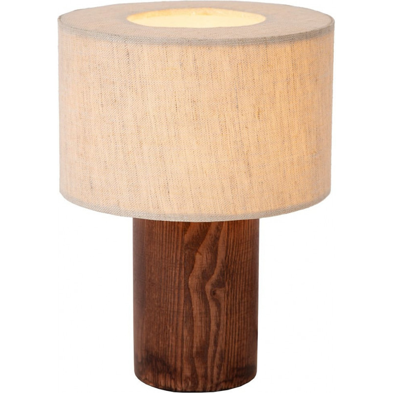 Lampa stołowa japandi drewniana Tachina | Lucide