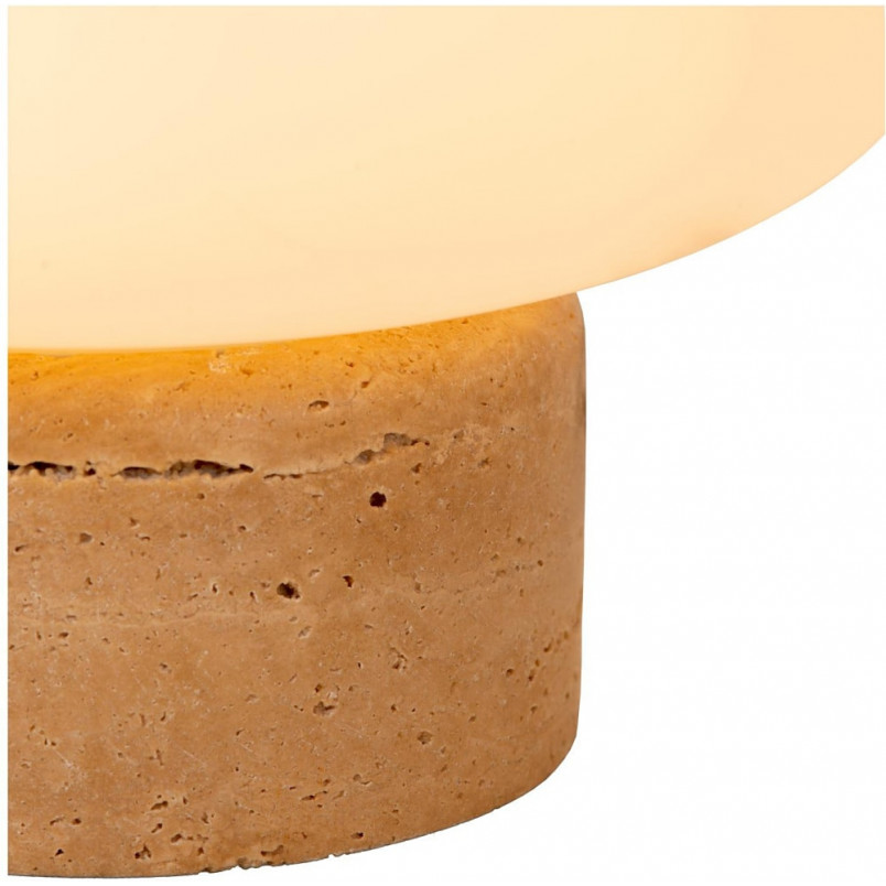 Lampa stołowa Lucide Anston - Szkło, Trawertyn | Kup online