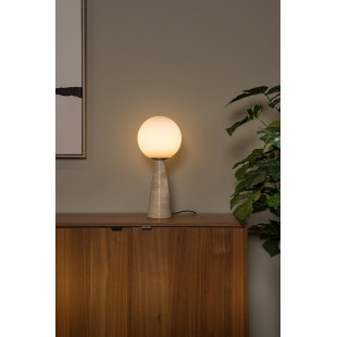 Lampa stołowa Lucide Evin - szkło, Japandi | Kup online