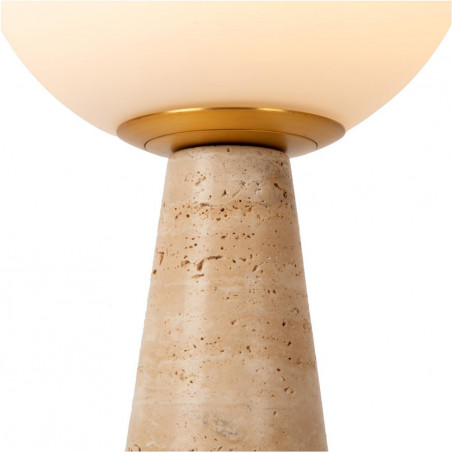 Lampa stołowa Lucide Evin - szkło, Japandi | Kup online
