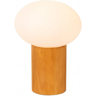 Lampa stołowa drewniana Birtle Lucide | Skandynawski design