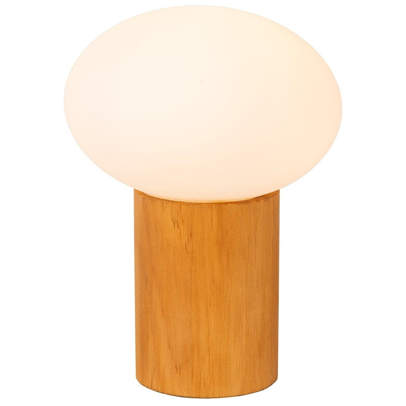 Lampa stołowa drewniana Birtle Lucide | Skandynawski design