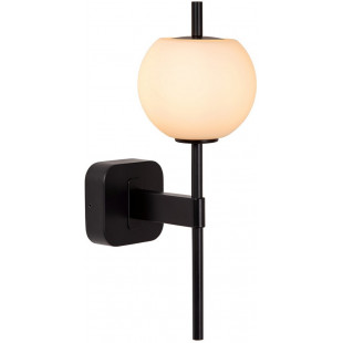 Kinkiet Retro Lucide Elda - Szklany, Czarny | Sklep z Lampami