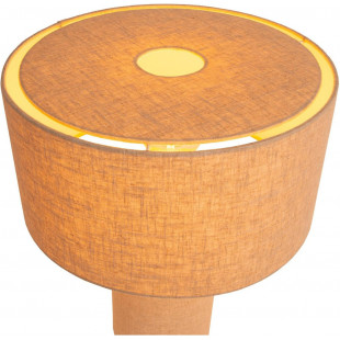 Lampa stołowa Japandi Leeroy - beżowa, lenowa | Lucide