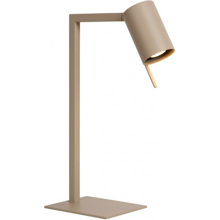 Lampa biurkowa retro Lesley taupe - Lucide | Kup teraz!