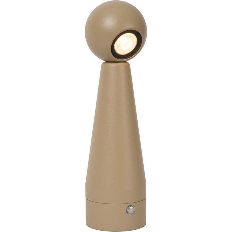 Lampa stołowa LED Ipsos beżowa Lucide - Nowoczesny design