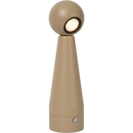 Lampa stołowa LED Ipsos beżowa Lucide - Nowoczesny design