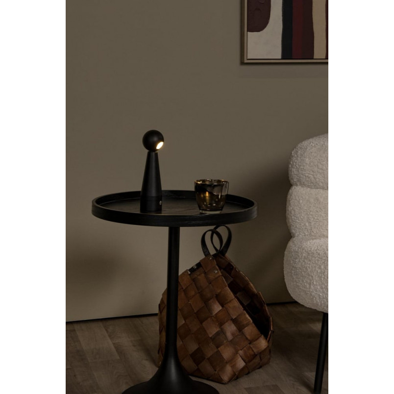 Lampa stołowa Lucide Ipsos LED czarna - Nowoczesny design
