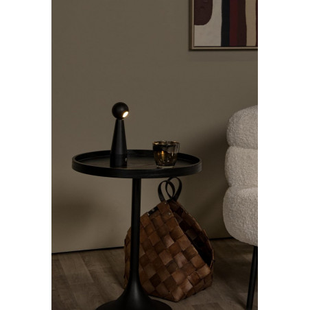 Lampa stołowa Lucide Ipsos LED czarna - Nowoczesny design