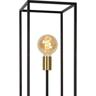 Lampa podłogowa czarna Loft Ruben - Lucide | Kup online