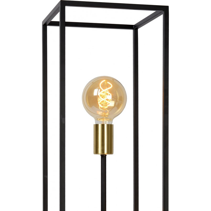 Lampa podłogowa czarna Loft Ruben - Lucide | Kup online