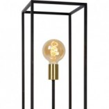Lampa podłogowa czarna Loft Ruben - Lucide | Kup online