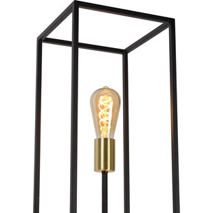 Lampa podłogowa czarna Loft Ruben - Lucide | Kup online