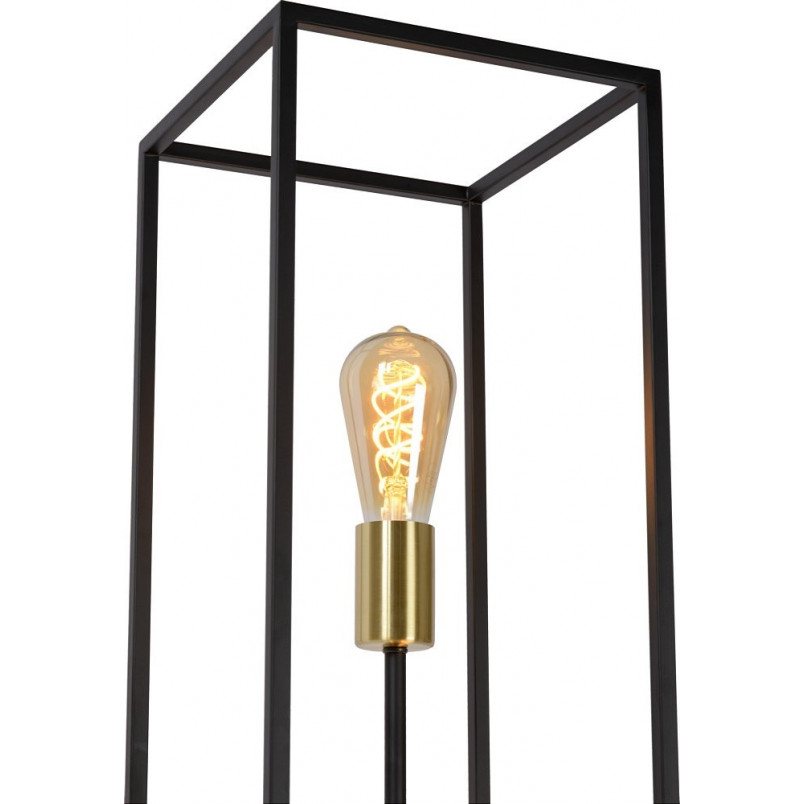 Lampa podłogowa czarna Loft Ruben - Lucide | Kup online