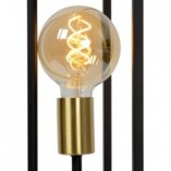 Lampa podłogowa czarna Loft Ruben - Lucide | Kup online