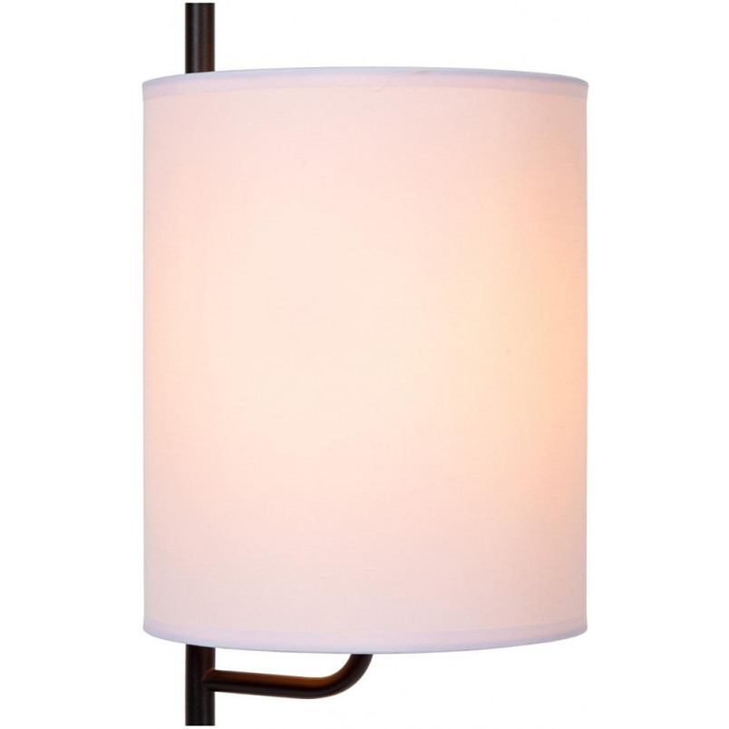 Lampka nocna Magic Lucide | Beżowa, Lniany abażur | Sklep z lampami