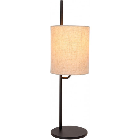 Lampka nocna Magic Lucide | Beżowa, Lniany abażur | Sklep z lampami