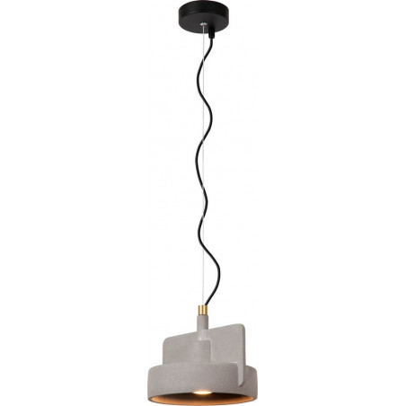 Lampa Betonowa Wisząca Loft Ninja Szara | Lucide