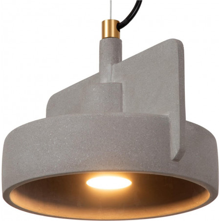 Lampa Betonowa Wisząca Loft Ninja Szara | Lucide