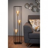 Lampa podłogowa czarna Loft Ruben - Lucide | Kup online