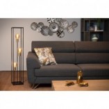 Lampa podłogowa czarna Loft Ruben - Lucide | Kup online