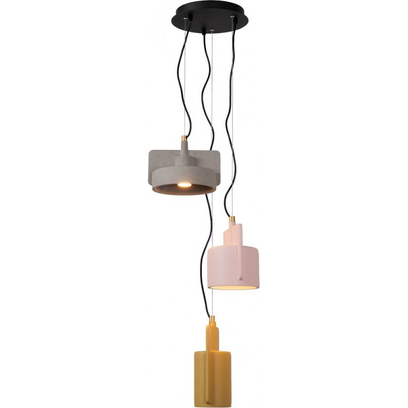 Lampa Betonowa Wisząca Ninja | Lucide - Loftowa Oświetlenie